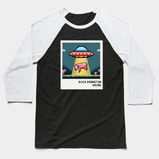 Alien abduction - 8 Bit Baseball T-Shirt